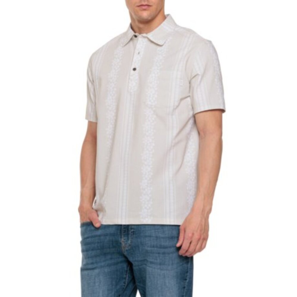 Hurley Phantom Naturals Rincon Print Woven Shirt - Short Sleeve - XL